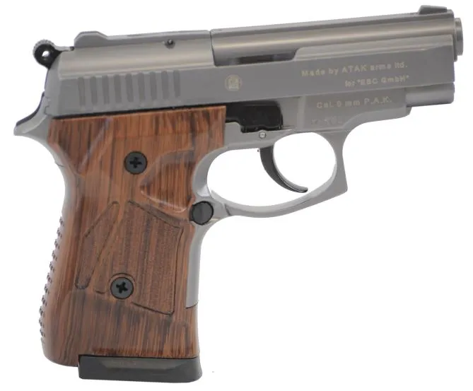 Zoraki 914-P 9mm P.A.K SRS Titan mit Holzoptik Griffschalen